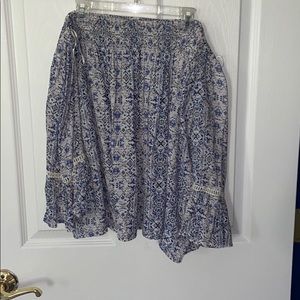 Off the shoulder shirt